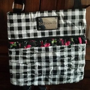 Betseyville checkered crossbody bag